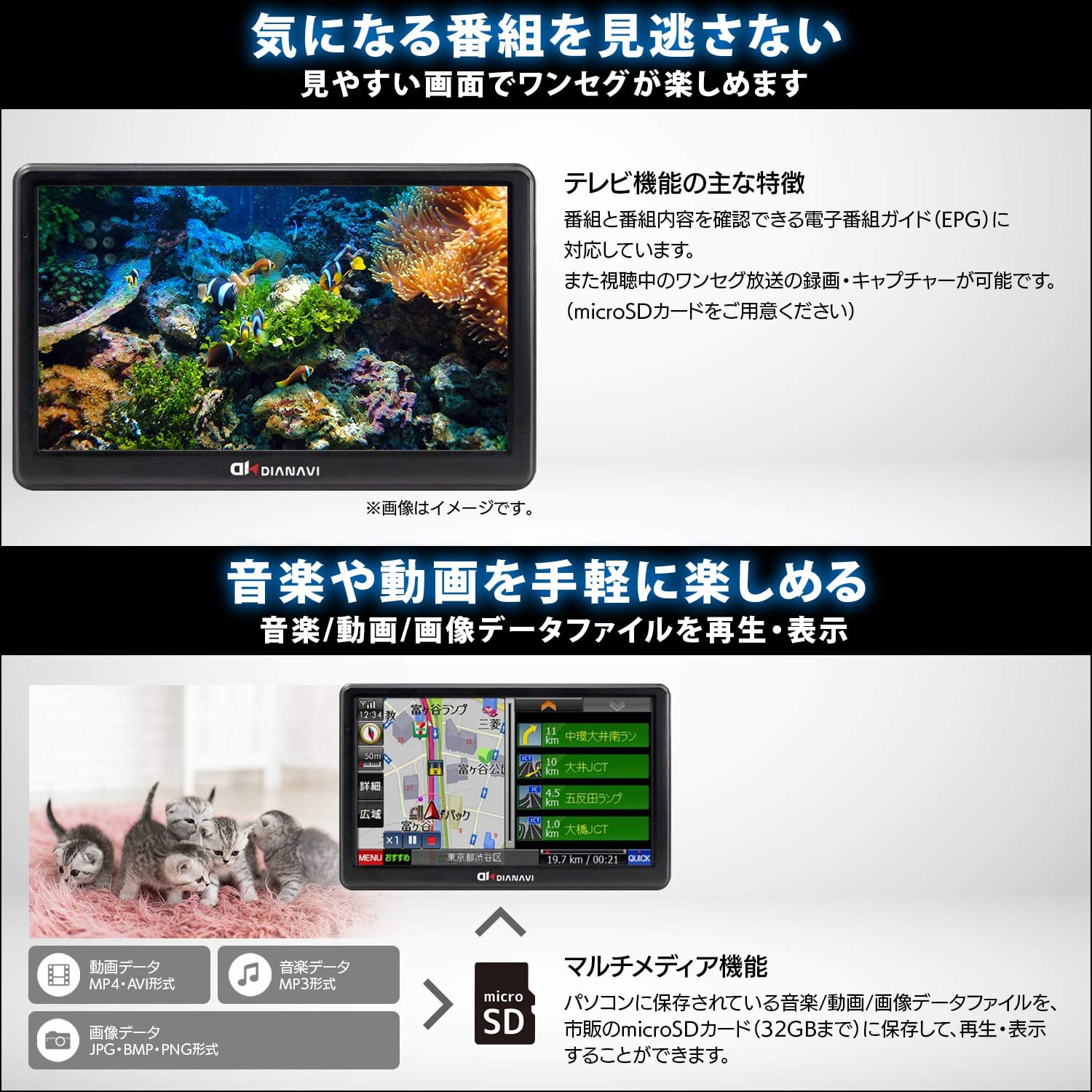 Amazon | [エンプレイス] ポータブルカーナビ 7インチドライブ