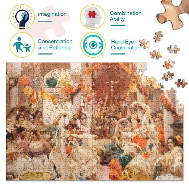 Foto 3 de 8 de Joaquín Sorolla Y Bastida Puzzle 1000 pcs, Cuadros Famosos del Mundo Rompecabezas Imposible