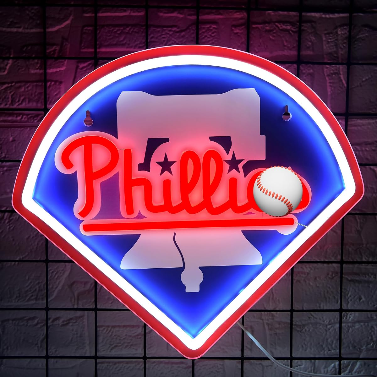 Brineon Baseball Neon Sign