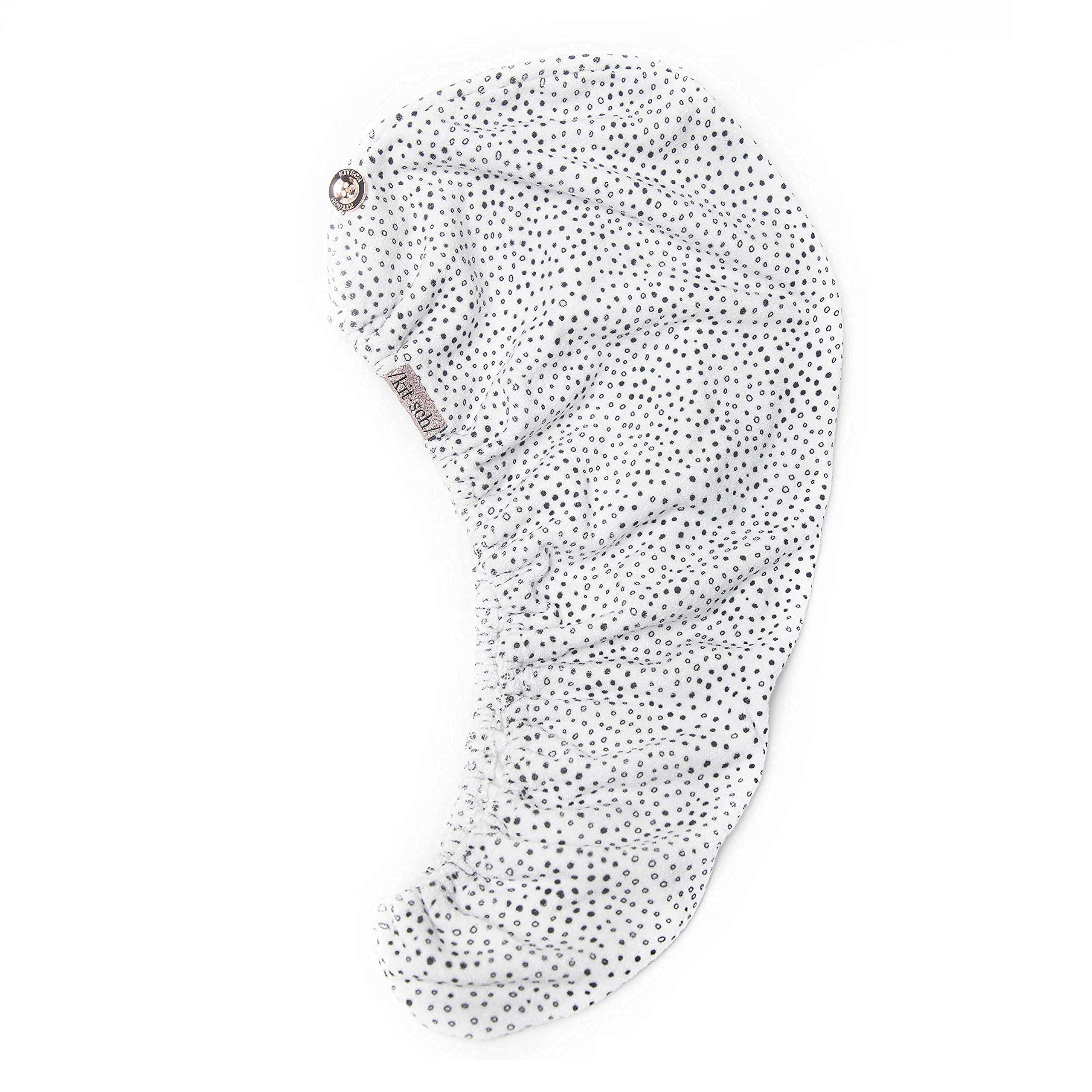 Kitsch Microfiber Hair Towel Wrap for Women, Hair Turban for Drying Wet