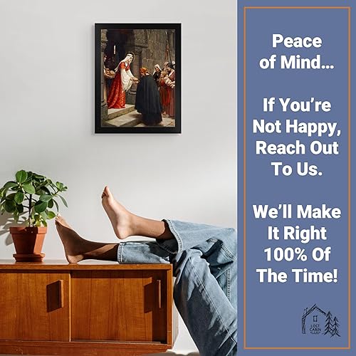 Miniatura 5 de Lost Cabin The Charity of St Elizabeth of Hungría de Edmund Blair Leighton  Impresión sin marco  Reproducción de pinturas de obras de arte finas