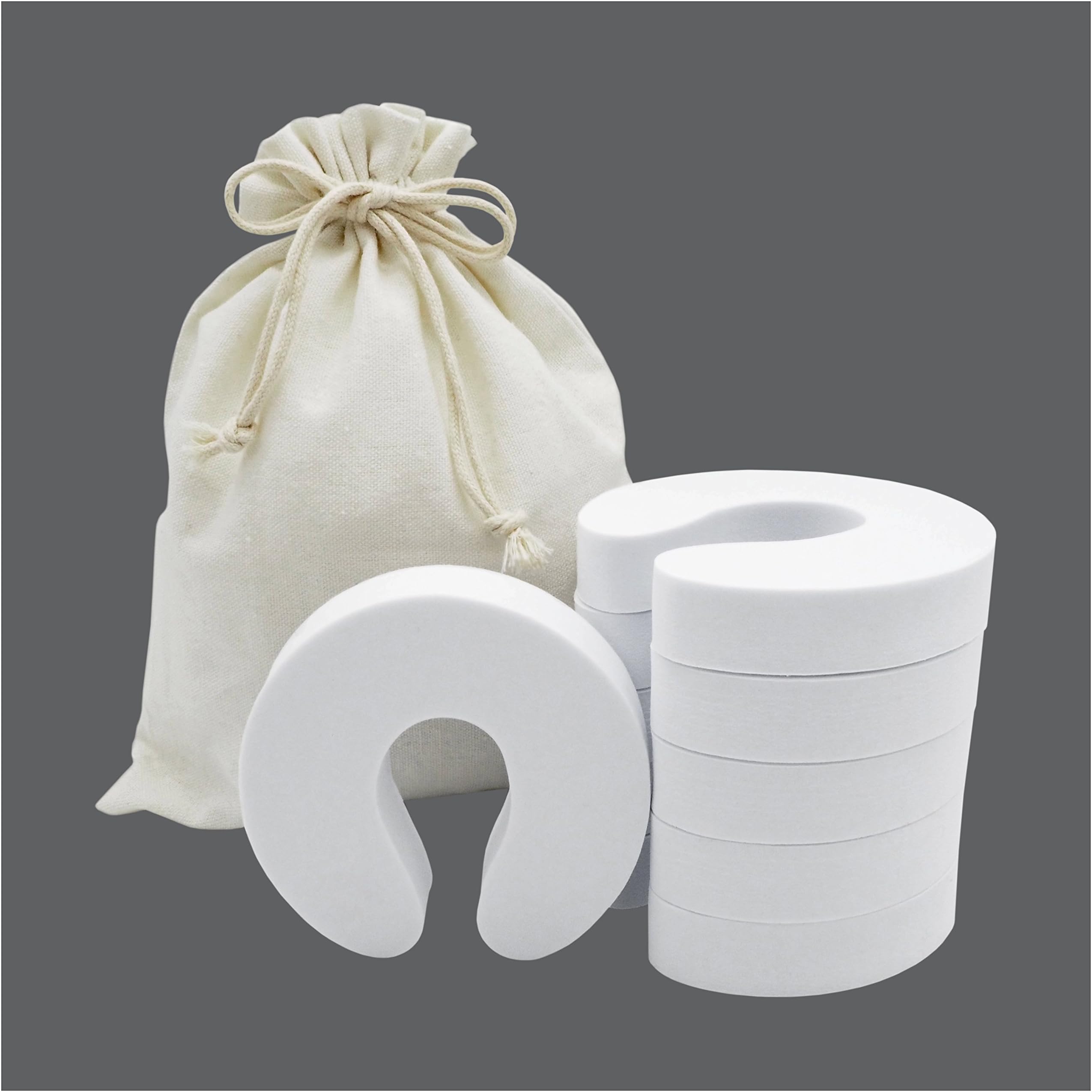 6-Piece Door Pinch Guard Kit - with Bonus Socket Covers and Storage Pouch