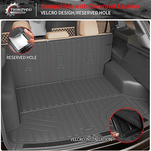 Vista 87 de Alfombrilla de carga compatible con Nissan Pathfinder 2022-2024 2025, forro de carga TPE para todo tipo de clima, accesorios Pathfinder 2023