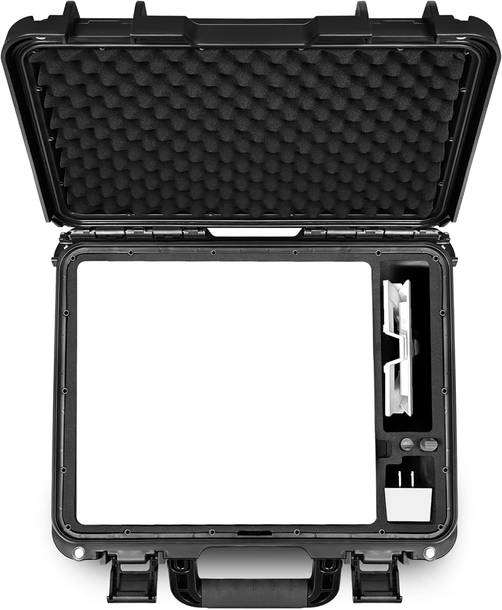 Lekufee Waterproof Hard Case for Starlink Mini Kit, IP67 Protective Carrying Case with Custom EVA Foam Insert, Fits Dish, Adapter, Cable & Accessories, Shockproof Travel Storage Case