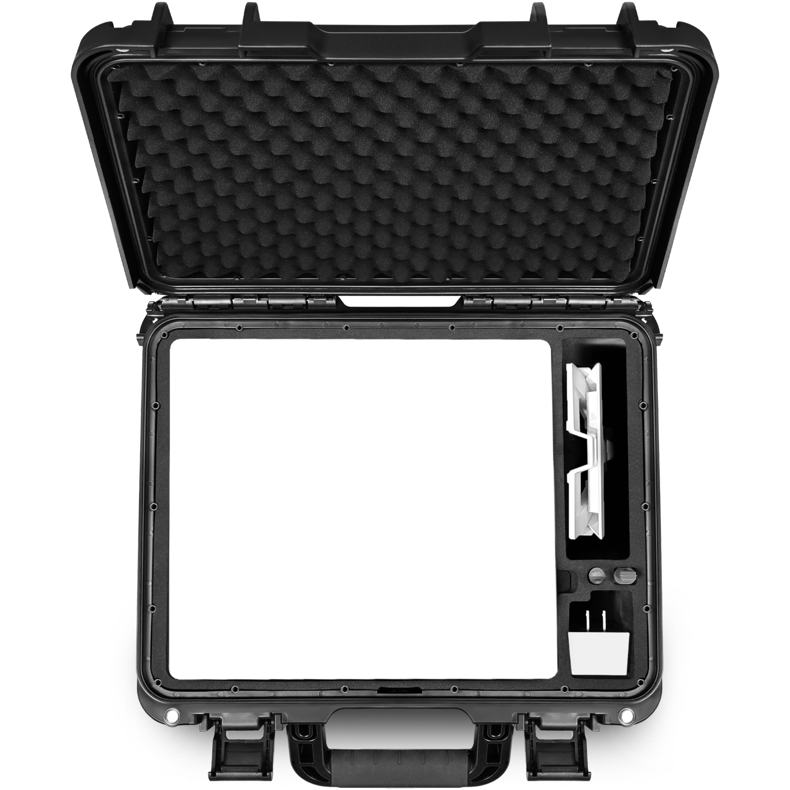 Lekufee Custodia rigida impermeabile per Starlink Mini Kit, custodia protettiva IP67 con inserto in schiuma EVA personalizzata, adatta per piatti, adattatori, cavi e accessori, custodia da viaggio