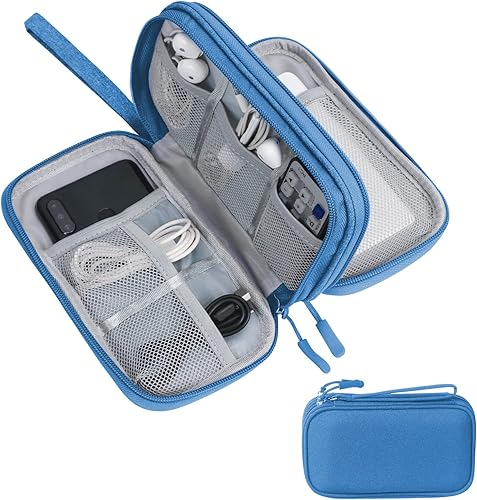 Miniatura 1 de Skycase Organizador de cables de viaje, fundas de accesorios electrónicos, bolsa de almacenamiento todo en uno, impermeable, bolsa de transporte de