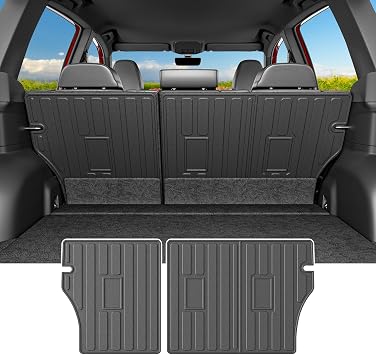 powoq Cargo Mat Compatible with 2025 2026 Subaru Forester Trunk Mat TPE Backrest Mat All Weather Protection Cargo Liner Trunk Liner Replacement for 2025 2026 Subaru Forester Accessories Backrest Mat