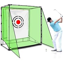 Golf Hitting cage Net Automatic Ball-Returning 6.6x3.3x6.6 FT