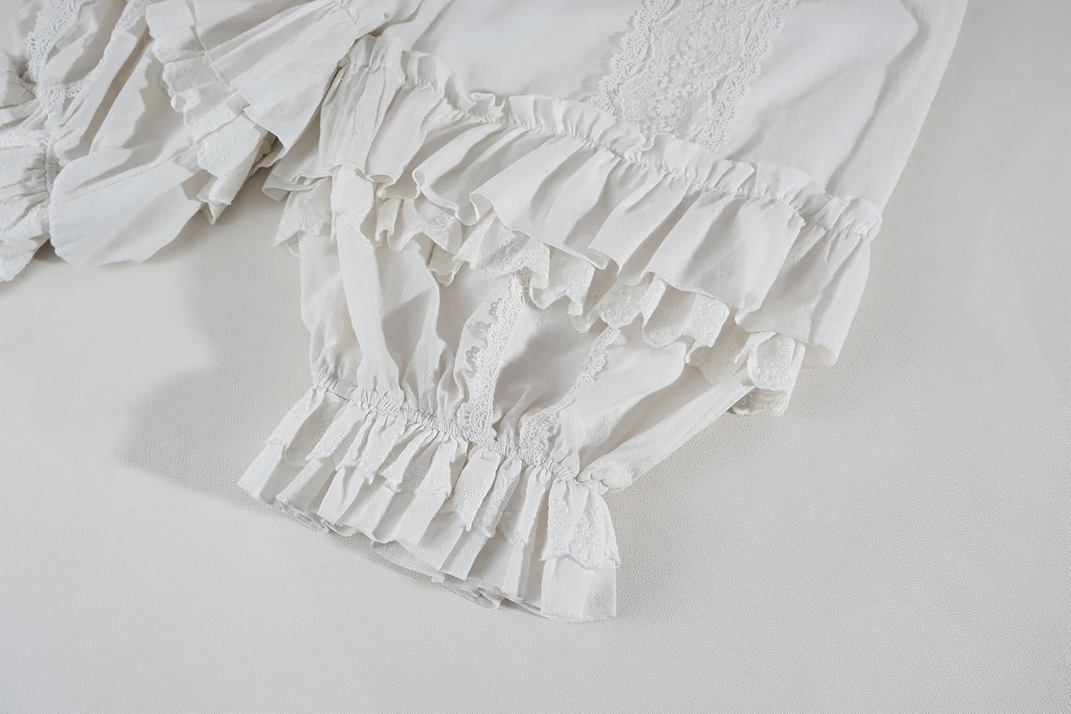 CR ROLECOS Pantaloons Women Lolita Bloomer Victorian Ruffle Lace Pumpkin Pants - Image 5