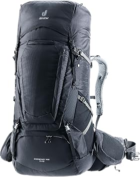 Deuter Aircontact Pro 75+10L Hiking Backpack, 75+10 Liters - Black