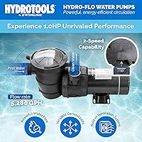 Vista 26 de SWIMLINE HYDROTOOLS Above-Ground Pool Motor Pump, Hydro-Flo 0.3 HP w/ 1980 GPH, Vertical