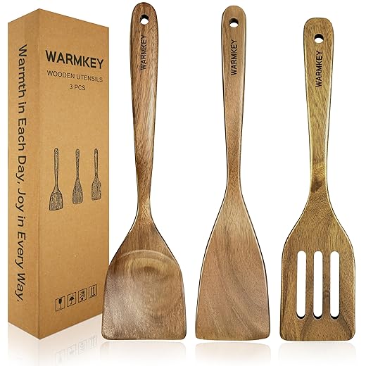 Acacia Wood Spatula Set of 3 - $19.99