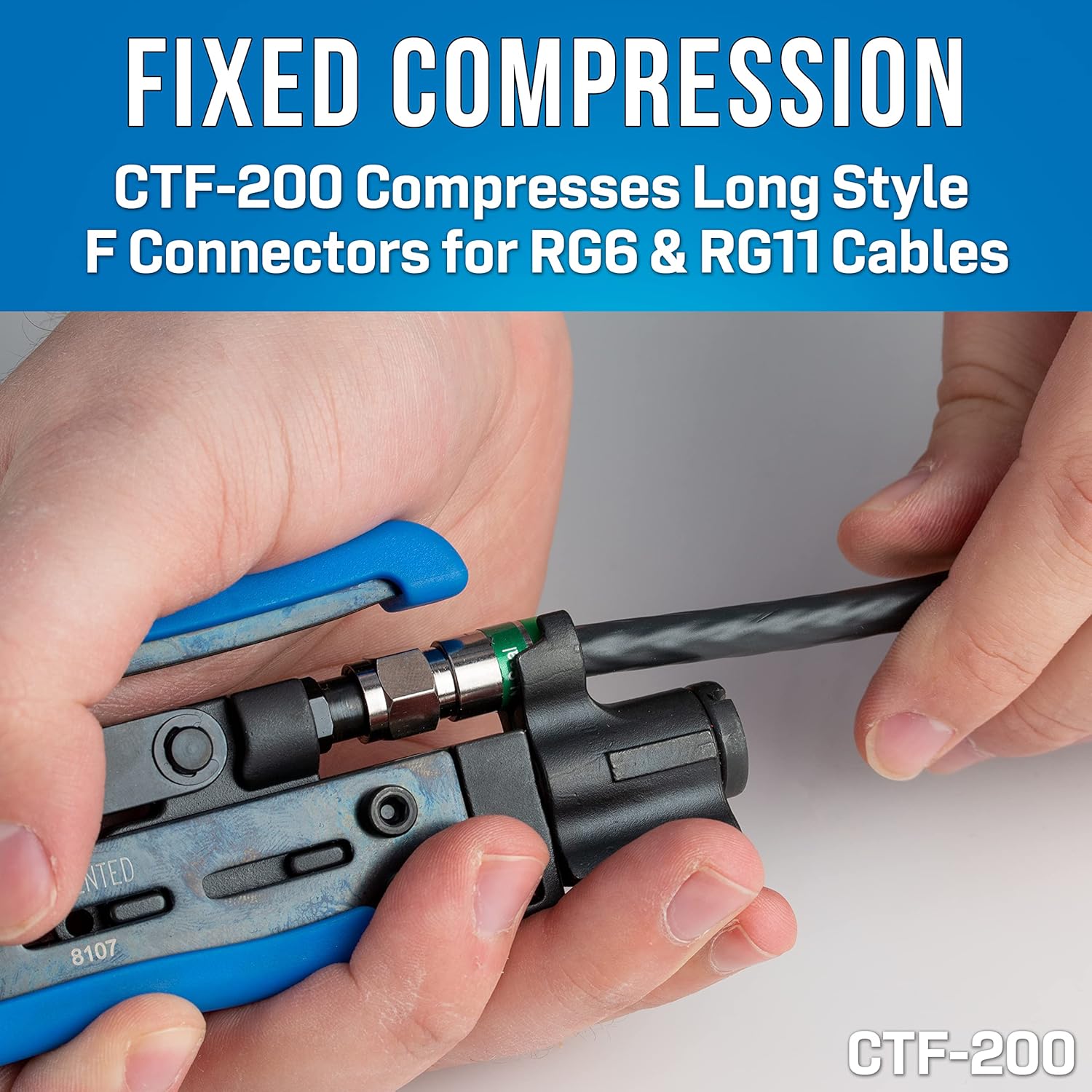 Jonard Tools TK-83 COAX Cable Network Kit - 8 Piece Kit With Coaxial Cable Stripper For RG59 RG6 RG7 RG11, CATV Tools and F Connector Compression Tool