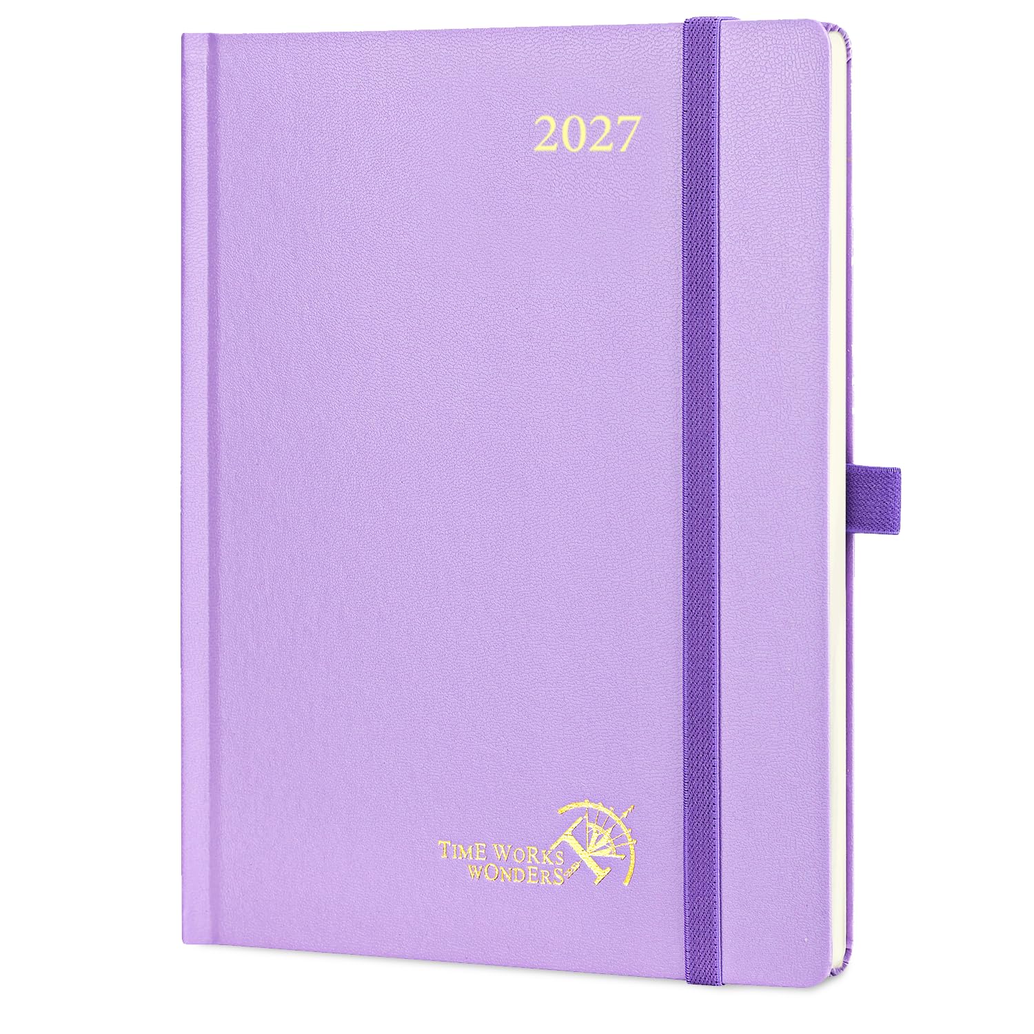 POPRUN 2027 Diary A5 Week to View – Hardback, Vertical Weekly Planner