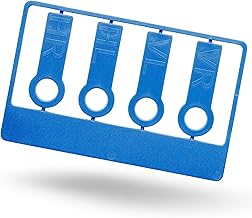 Tyre Marking Set Labeled Tyre Marking for Tyre Change Reusable Universal Suitable for All Valve Caps Wheel Markers (Blue)