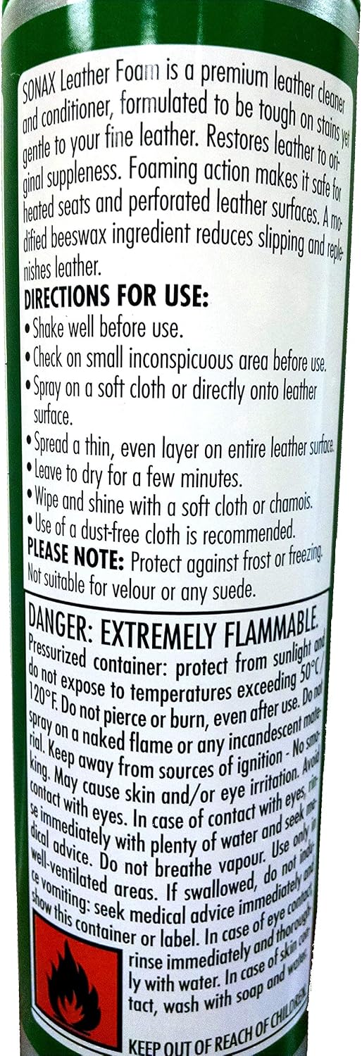 Sonax (289300-755) Leather Foam - 13.02 oz.