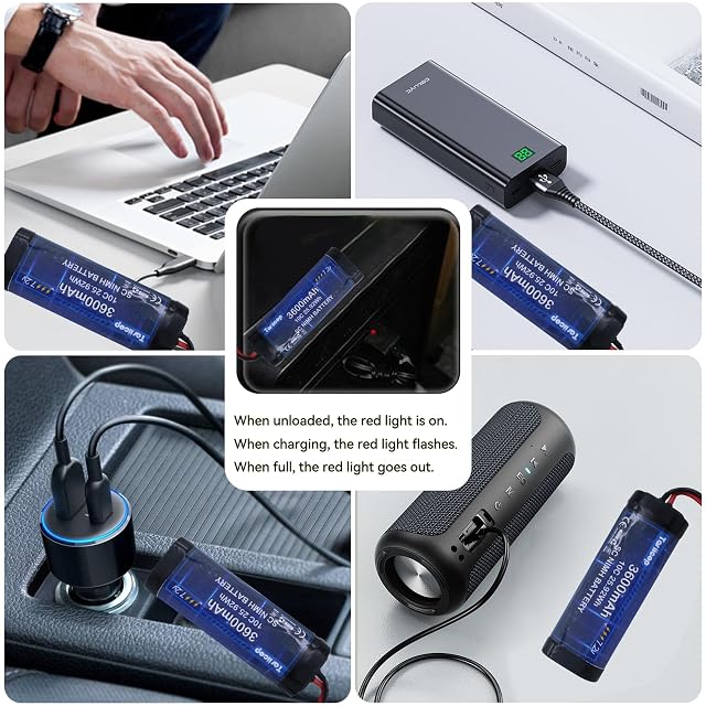 Foto 5 de 7 de Tosiicop Paquete de batería de coche RC de 7.2 V 3600 mAh