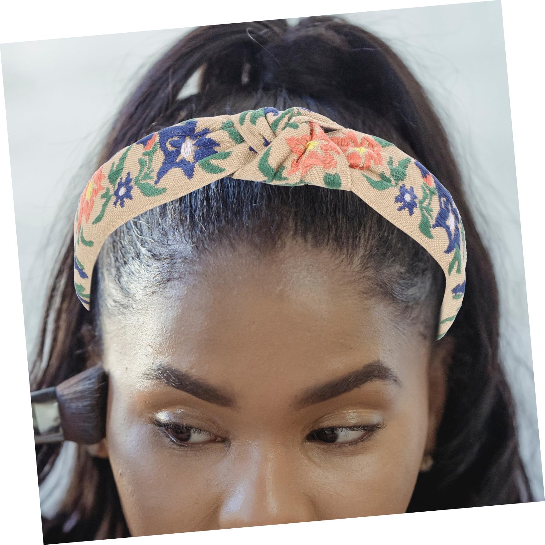 4 Pezzi Fasce per Stile Cerchietti Larghe con Ricami Boho Diverse Colorazioni per Donne e Ragazze per Cerimonie e