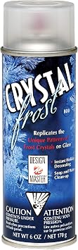 Design Master Crystal Frost Aerosol Spray, 6-Ounce, Clear