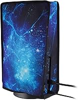 Vista 8 de PlayVital Dust Cover for ps5, Anti Scratch Waterproof Cover Sleeve for ps5 Console Digital Edition & Disc Edition