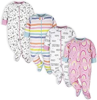 Onesies Brand 4 Pack Footies Unicorns