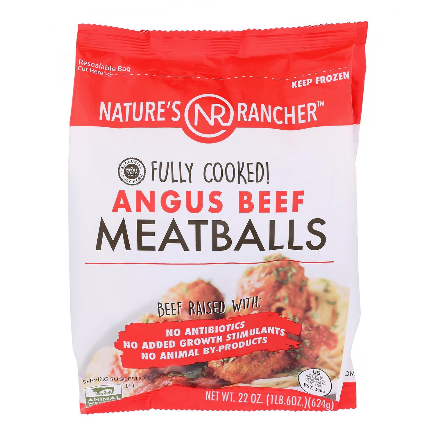 Nature's Rancher, Angus Beef Meatballs, 22 Fl Oz