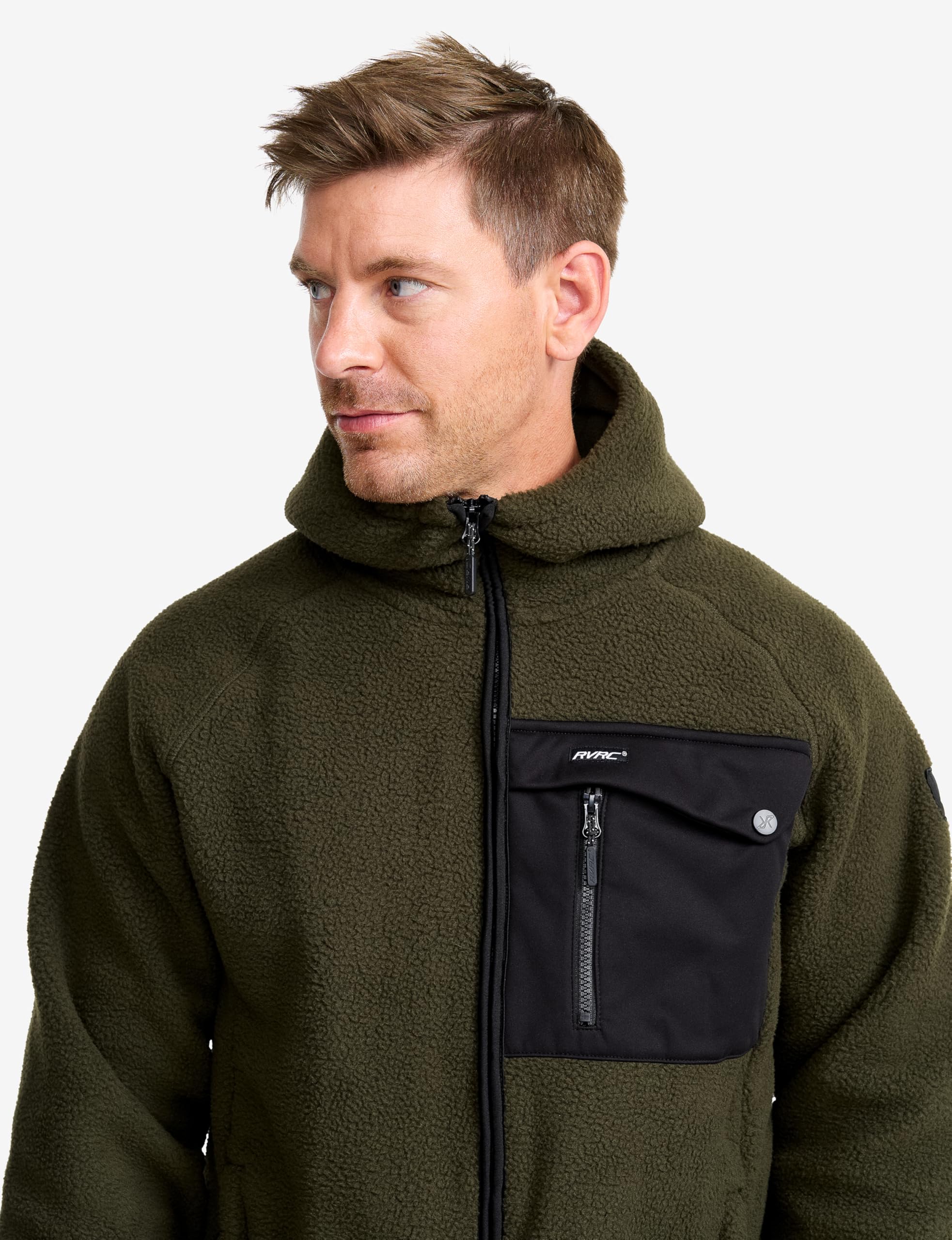 RevolutionRace Sherpa Hoodie für Herren, Outdoor Fleecejacken perfekt für Wanderungen und Outdoor-Abenteuer