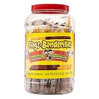 Vista 1 de MDM FLAGS Banderillas tamarindo saborizado caramelo de azúcar suave 50pc 2lb 12oz tarro