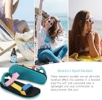 Women's Sandals Sport Water Sandals with Arch Support Insole Outdoor Hiking Quick-Drying Casual Sandal