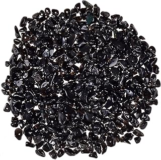 Black Onyx Tumbled Chip Beads