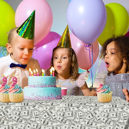 Vista 24 de Lide Road Paquete de 2 fundas de mesa de picnic para barbacoa, decoración de mesa al aire libre, mantel de ducha de bebé, cubierta de mesa