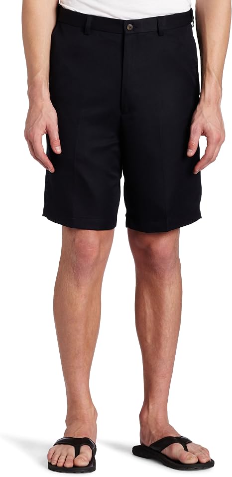 Haggar Men's Cool 18 Gabardine Hidden 