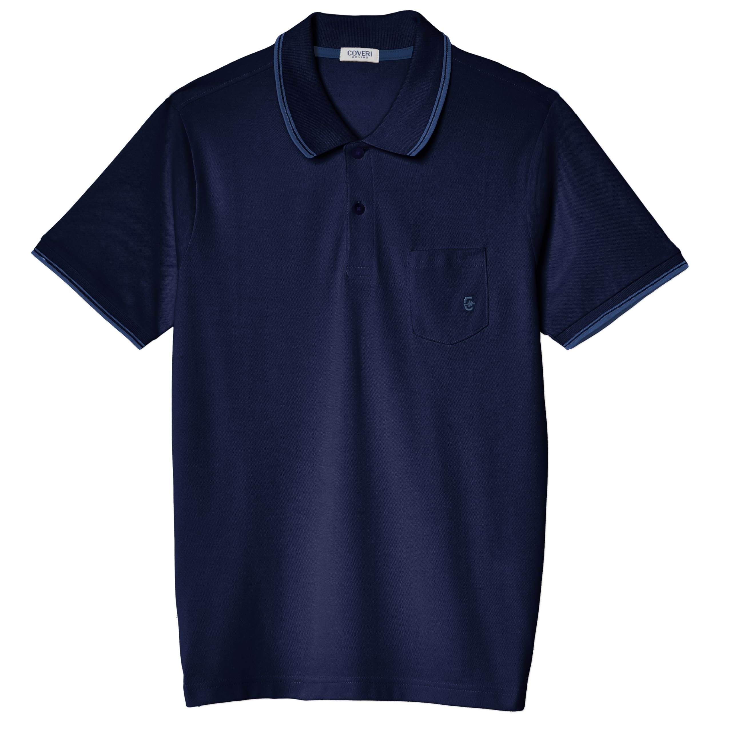 Coveri Polo Uomo Maniche Corte Regular con Taschino e Bottoni M L XL XXL XXXL