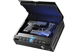 ONNAIS Biometric Gun Safe - The Ultimate Secure Handgun Storage Solution for Your Home