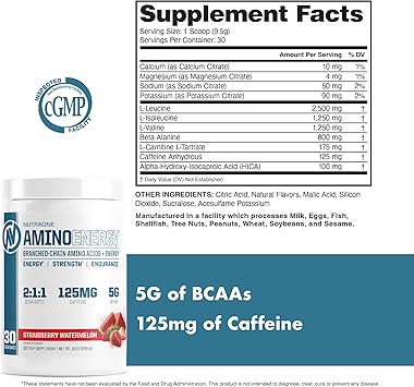 NutraOne Amino Energy Strawberry Watermelon