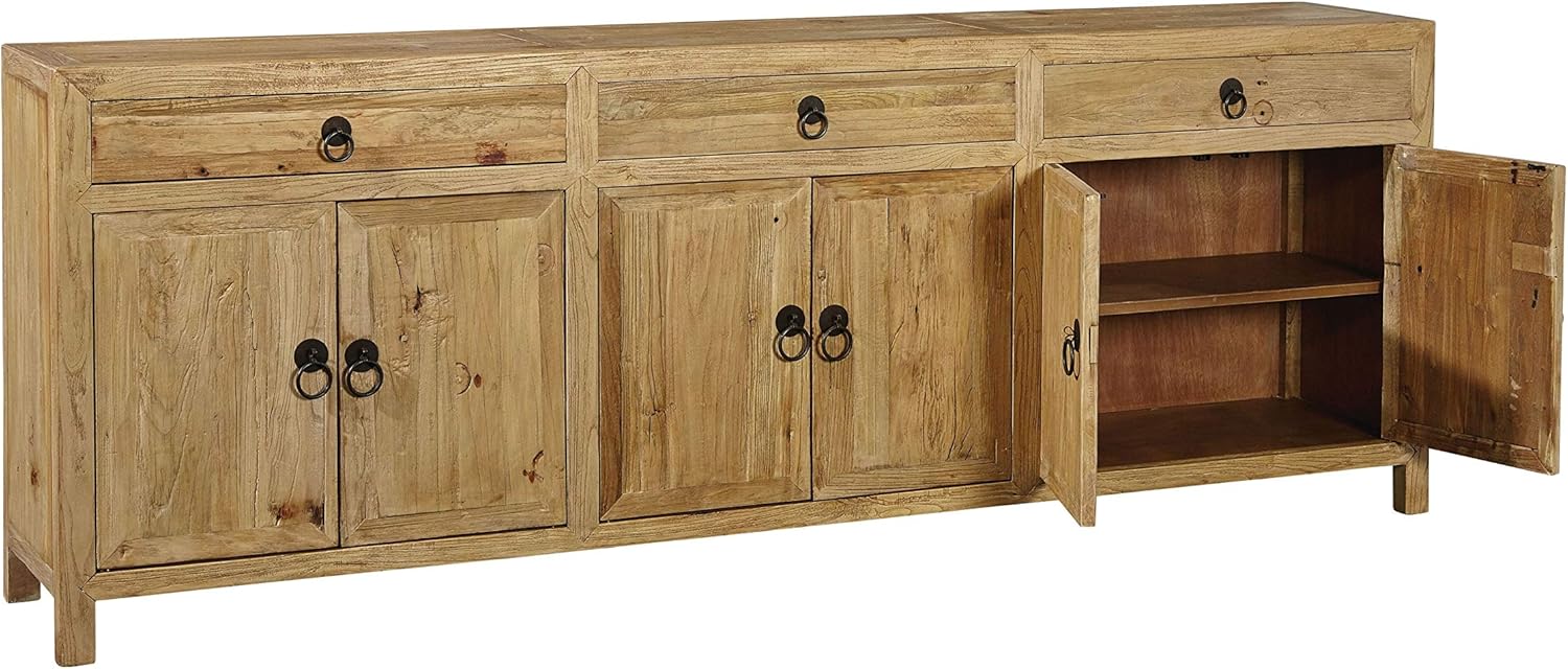 Brooklyn 90.5-inch Rustic Reclaimed Elm Sideboard