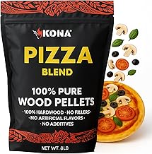 Pizza Blend Wood Smoker Pellets, Intended for Ninja Woodfire Pizza Ovens, 100% Natural Hardwood - Rich Smoky Flavor - Ideal for Pizza Ovens, Smokers, and Smoker Tubes - 8 Pounds