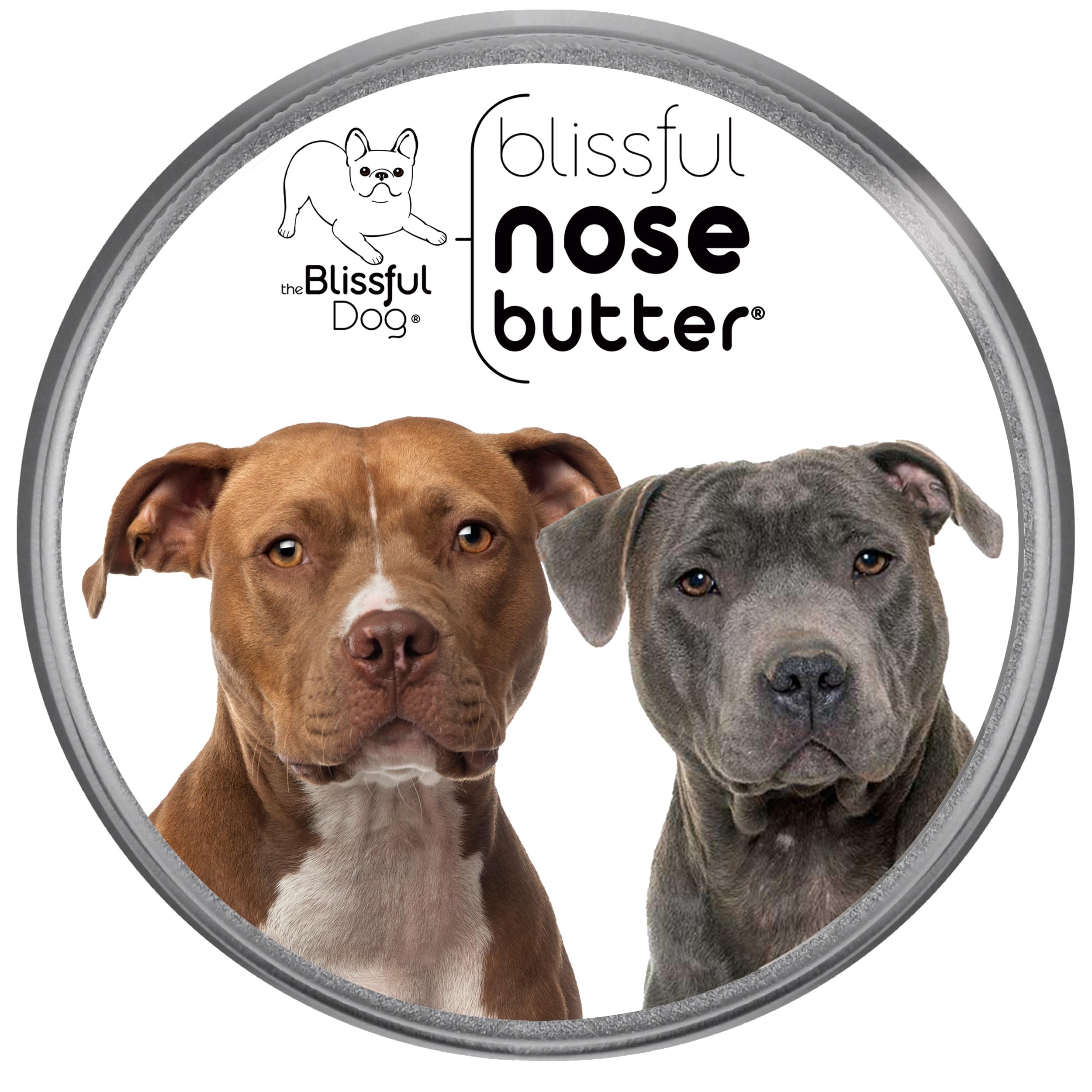 The Blissful Dog American Staffordshire Terrier Nose Butter, Versatile Dog Nose Balm for Dry Nose, Handcrafted Nose Moisturizer, Easy-to-Apply Dog Essentials, Unscented, 16 oz.