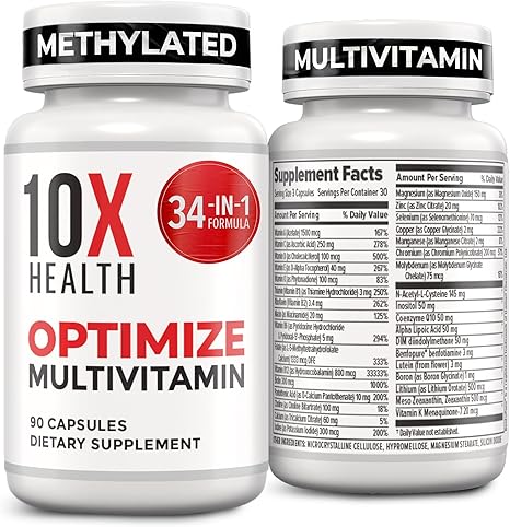 10X Health Optimize Multivitamin for Men