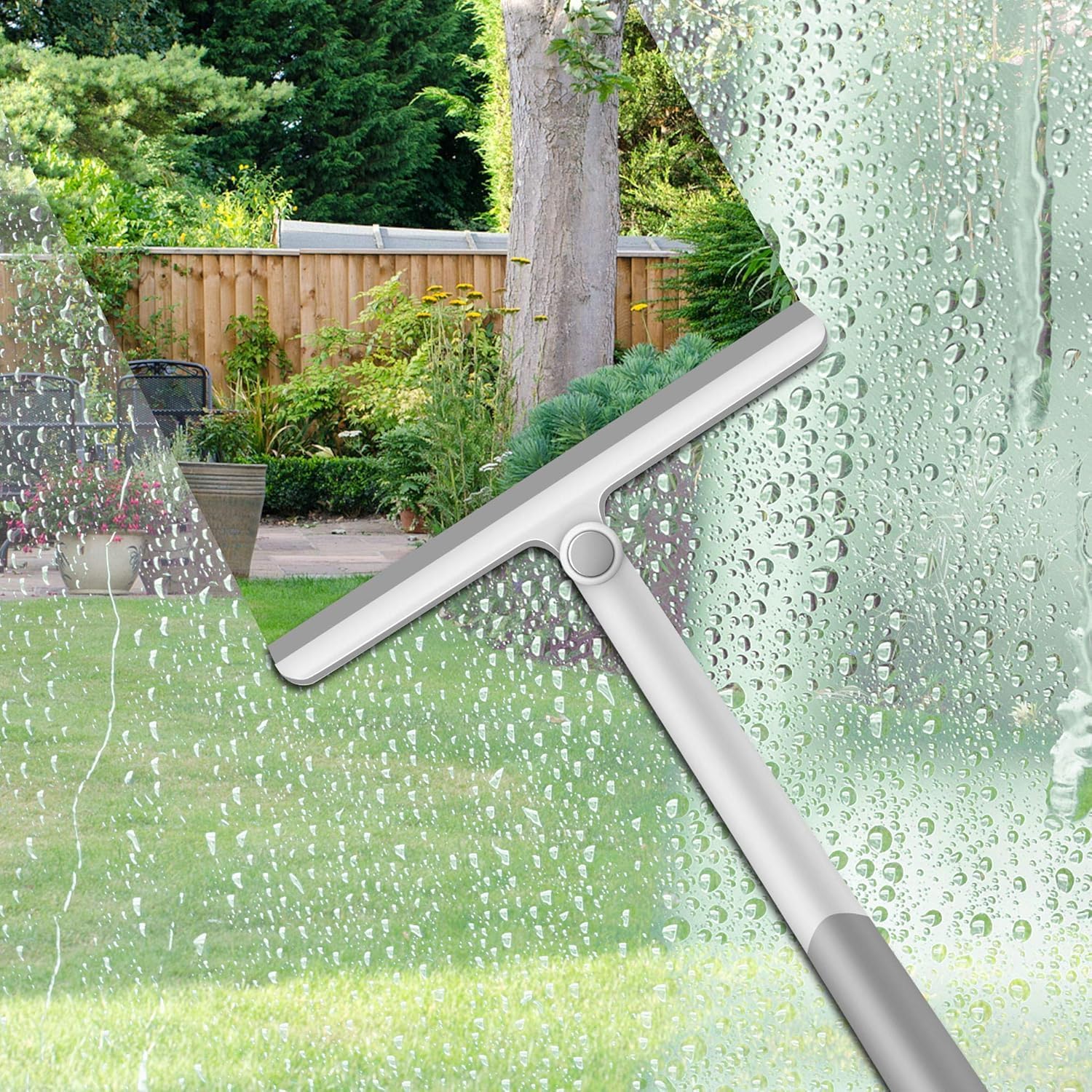 Window Squeee, Shower Squeee for Glass Doors Bathroom Mirror Windows