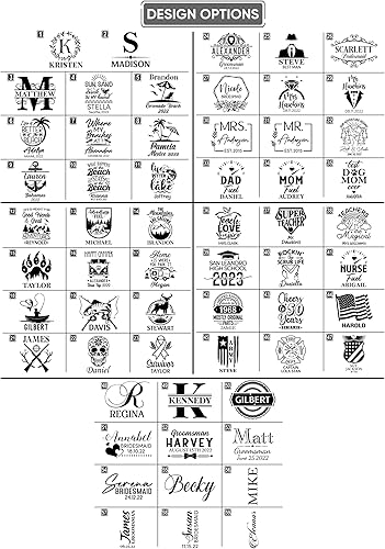 Miniatura 2 de Vaso personalizado con pajilla, vaso con nombre de monograma, taza de viaje aislada grabada personalizada, 30 onzas