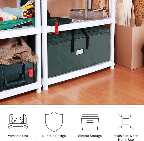 Miniatura 6 de Elf Stor - Paquete de 2 bolsas de almacenamiento grandes para guardar árboles de Navidad, color verde Verde,Rojo,https://www.amazon.com/dp/undefined