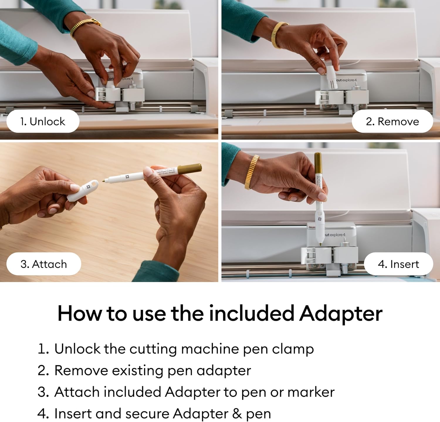 Cricut® Extra Fine Point Pens, 0.3 mm (32 ct) + Adapter | Cricut Pen for Labeling, Cards, Invitations, & More - Works with Cricut Maker, Explore, Joy Xtra, Joy