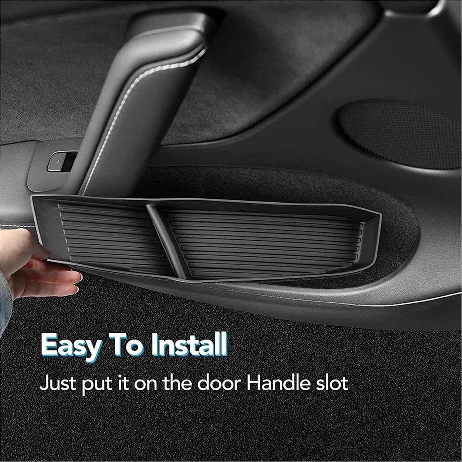 Compatible for Y 2025-2026 TPE Door Side Storage Box Organizer Tray Interior Accessories