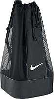 Nike Club Team Swoosh Ball Bag - Holds 16 Soccer Balls, Ventilated Mesh, Adjustable Strap for Teams
