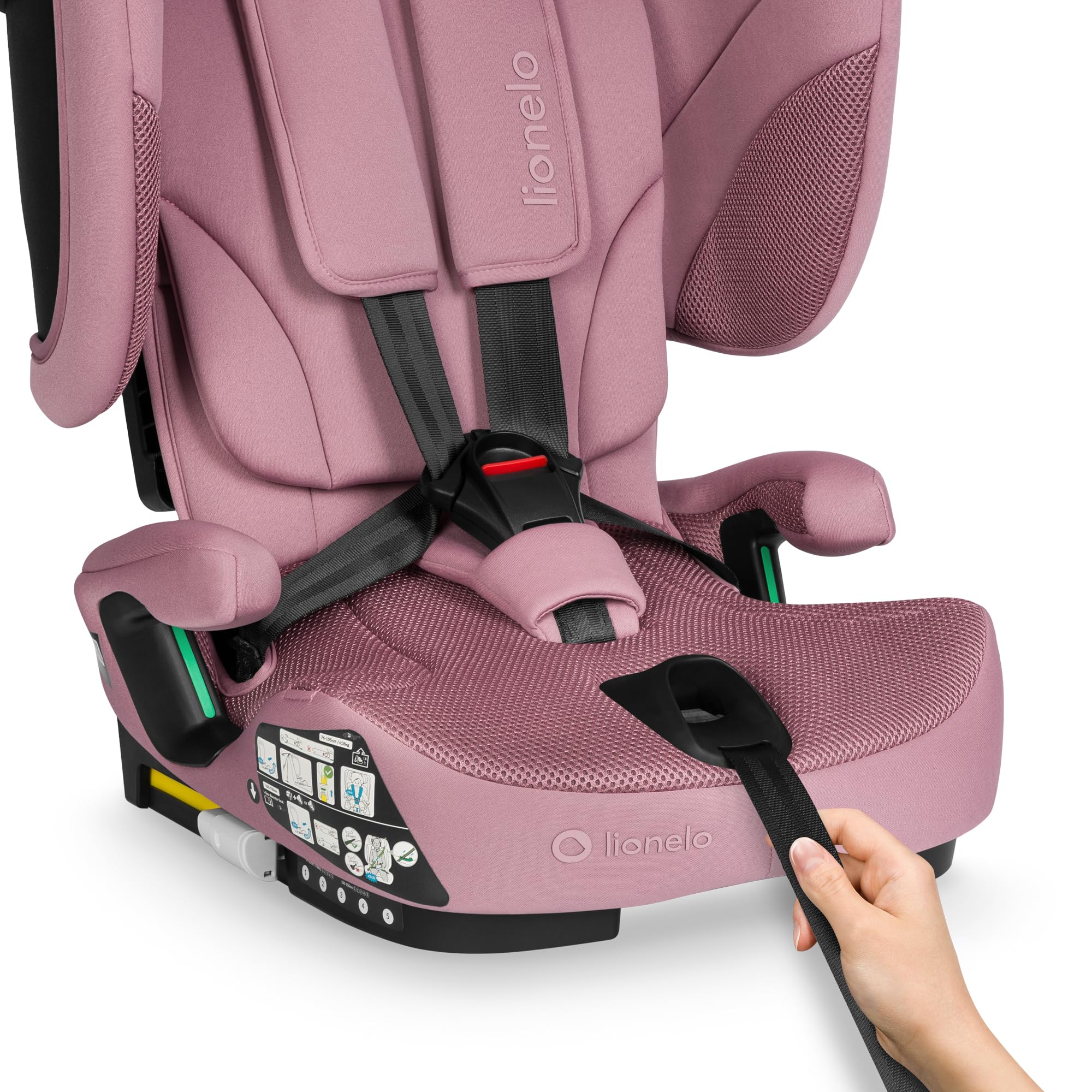 Lionelo NELLY I-SIZE Siège Auto, Installation Arrière 76 à 150 cm ISOFIX