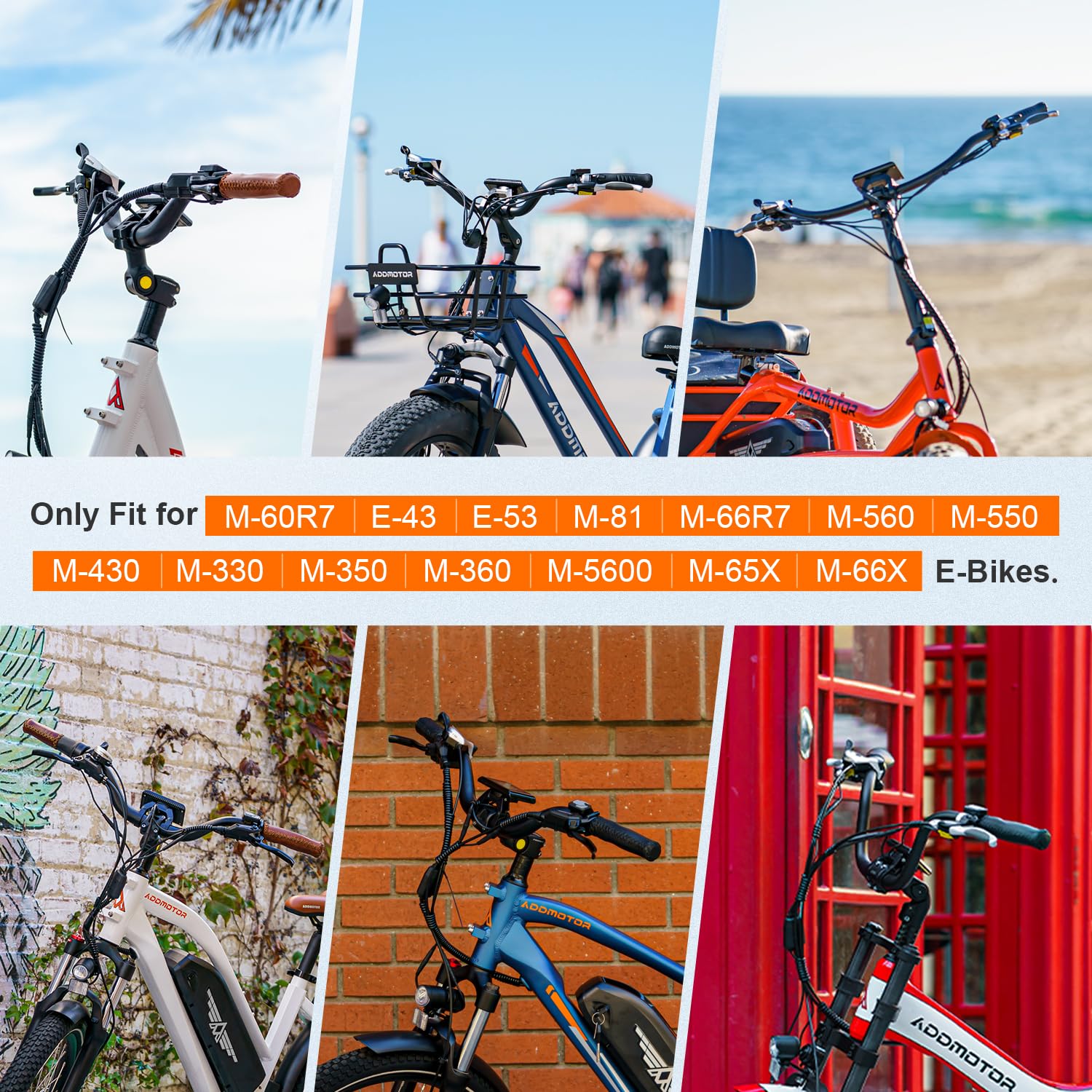 Accélérateur Au Pouce Pour Vélo électrique Ou Scooter - Modèle 130X, Connecteur étanche, Installation Facile à Gauche Ou Droite