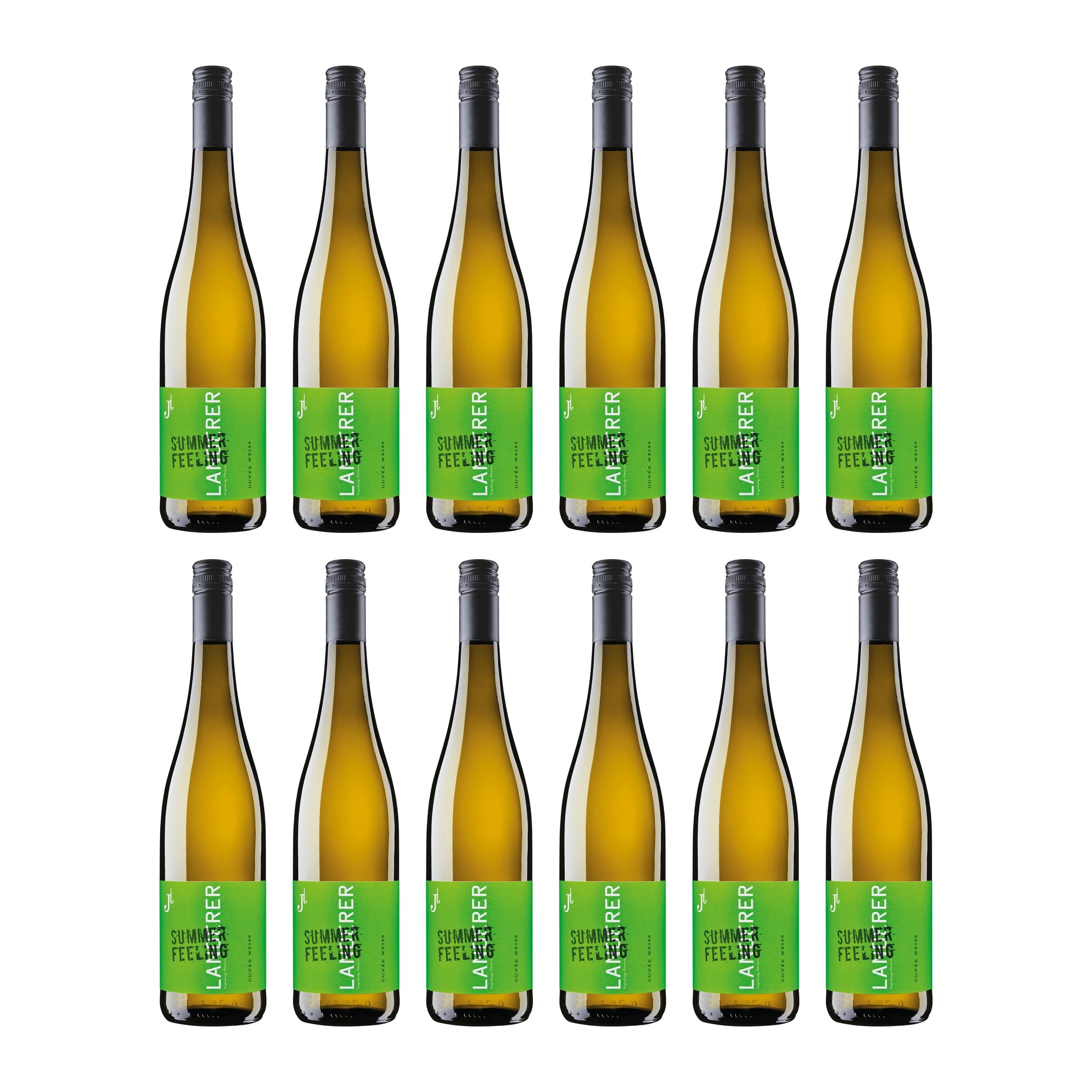 Landerer Summerfeeling Cuvée weiß lieblich Weisswein Deutschland BIO inkl. FeinWert E-Book (12 x 0.75 l)