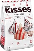 HERSHEY'S, KISSES, Candy Cane, Mint, Candy with Candy Bits, Christmas, 30.1 oz, Bulk Bag