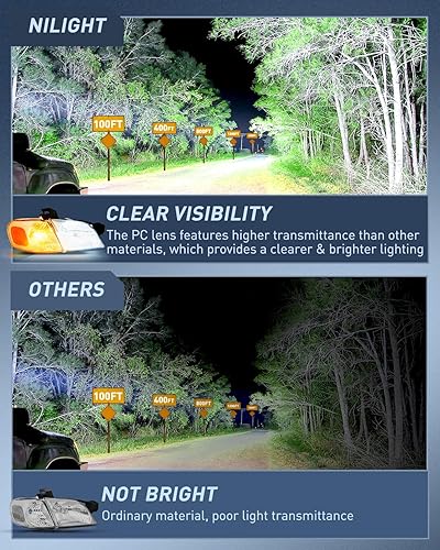 Miniatura 3 de Nilight Conjunto de faros delanteros compatible con Chevy Venture Oldsmobile Silhouette 1997 1998 1999 2000 2001 2002 2003 2004 2005 Chevy Venture